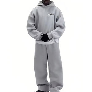 Vente en gros Tenue de sport légère 100% coton pour hommes et femmes, jogging avec logo sur le devant, technique délavée, style - Product Image 3