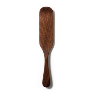 Cuillère solide écologique naturelle pour la maison Spatule tournante pour aliments Cuillère fendue Fouet Ustensile de cuisine en bois d'acacia - Product Image 3