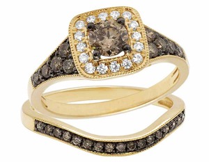 Joyería única de moda Plata de ley clásica con anillo de diamante redondo de moissanita para regalo de mujer hermosa - Product Image 1
