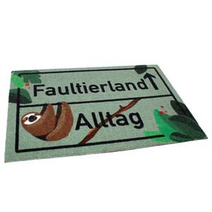 พรมเช็ดเท้าดีไซน์ทันสมัย ​​ขนาด 40 X 60 ซม. ลายสลอธแลนด์ - Product Image 2