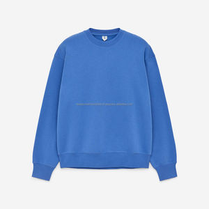 Sweat-shirt à capuche surdimensionné en molleton épais personnalisé pour hommes, idéal pour l'hiver, avec broderie et impression en relief écologiques – Vente en gros - Product Image 4