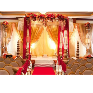 Atractivo Ceremonia de boda hindú Mandap Big Fat Indian Wedding Espectacular Mandap Creative Southeast Wedding Mandap/Stage USA - Product Image 1
