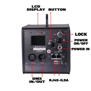 Projecteur laser Newfeel 3W 5W RGB Cube Light avec application <span class=keywords><strong>de</strong></span> contrôle, portable, pour DJ, spectacle <span class=keywords><strong>de</strong></span> mapping, avec <span class=keywords><strong>valise</strong></span> - Product Image 6