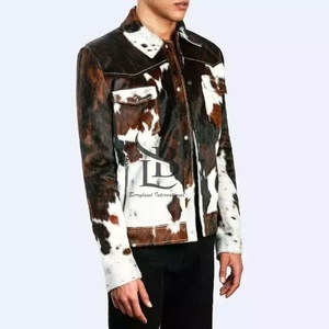 Nouvelle mode de vestes chaudes d'hiver en cuir de vachette veste en cuir de vachette de haute qualité pour hommes de différentes tailles. - Product Image 3