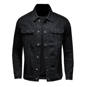 Vêtements de sport pour hommes, veste en jean tendance, anti-rides, vente chaude, qualité supérieure, prix bas, veste en jean pour homme sur mesure - Product Image 1
