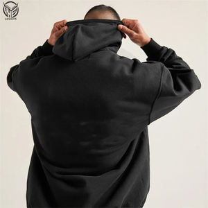 Sudaderas con capucha de gran tamaño para hombre de lana de algodón pesado de alta calidad - Product Image 6