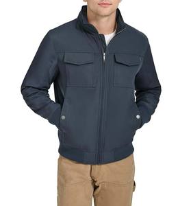 Veste de travail pour homme respirante, entièrement personnalisée, avec fermeture éclair en coton et logo personnalisé, nouvelle conception de printemps, couleur tendance - Product Image 1