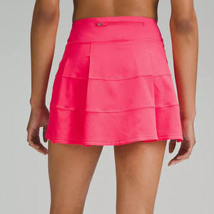 Ropa Deportiva de Moda Activa con Logotipo Personalizado, Falda de Tenis y Golf para Mujer, Estética, Sólida, Transpirable, con Mini Pliegues - Product Image 3