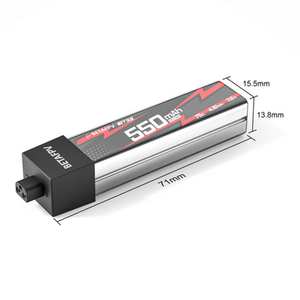 BETAFPV 2-Pack BT3.0 Connector 2S 550mAh Pin Lithium, Dung lượng cao & Độ bền lâu, Phụ kiện pin cho đồ chơi & mô hình RC - Product Image 5