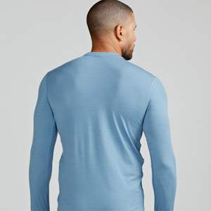 Haut à manches longues en laine mérinos écologique pour un port actif-Résistant aux odeurs et à séchage rapide, adapté à toutes les saisons - Product Image 3