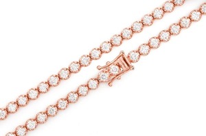 Cadena DE TENIS VVS Moissanite, Plata de Ley 925, certificado GRA, Diamante de Hip Hop, joyería fina para mujer, collar de tenis, cadena - Product Image 4