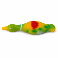 Jouet couineur pour chien en latex naturel Mallard Duck, pour la dentition et le nettoyage des dents, interactif, écologique, vente en gros, OEM, personnalisé