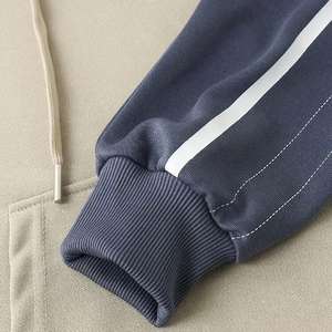 Sudadera Deportiva de Algodón de Punto de 440g para Adolescentes con Capucha, Manga Larga, Estampado Bordado, Estilo Inglés - Product Image 4