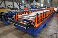 Máquina Automática Modelo 1064 para Formar Rollos de Tejas Corrugadas, Máquina para Fabricar Láminas Metálicas Onduladas