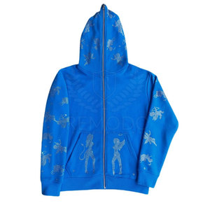 Sweats à capuche zippés pour femmes confortables pour l'automne Mode femmes Sweats à capuche zippés avec intérieur doux - Product Image 1
