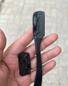 Rasoir de barbier à demi-lame noir en acier inoxydable de style japonais pour hommes avec logo personnalisé pour le rasage du visage et du corps des aisselles - Product Image 5