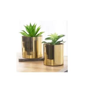 Maceta galvanizada en forma de rectángulo, maceta de decoración de jardín Lisa Simple, superventas, nuevas macetas galvanizadas de lujo - Product Image 5