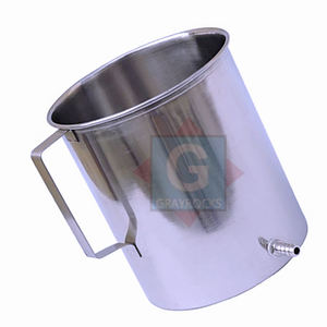 Jug pour lavement médical en acier inoxydable, irrigateur hospitalier, douche, peut gérer les roches grises -2144-90 certifié CE - Product Image 1