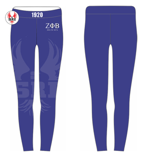 Zeta Phi Beta Leggings de moda personalizados Ropa deportiva Premium Gym Leggings para mujer Fitness Peach-knead Butt Leggings - Product Image 2