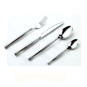 Royal Restaurant Banquet Plaqué Or Poignée Mince Argenterie Couverts En Acier Inoxydable Couteau Fourchette Cuillère Couverts Ensemble - Product Image 4