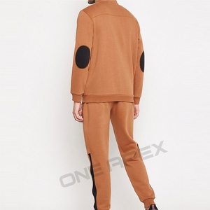 Venta caliente de moda Zip Up Chándal Slim Fit Cómodo Chándal personalizado Color sólido Precio barato Chándales para hombres - Product Image 3