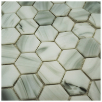 Mosaïque hexagonale au Design Unique avec carrelage en pierre verte aspect marbre pour la décoration de la maison