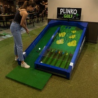 Jeu de golf interactif personnalisé Sqarcade Plinko, défi de putting mini-golf, location pour événements, activation de marque, 110V/220V/380V