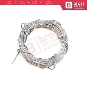 สายเคเบิลซ่อมชุดมอเตอร์กระจกหน้าต่างรถยนต์ BWR5472-1  ลวดสลิงเหล็ก 7x7 เส้นผ่านศูนย์กลาง: 1.5 มม. ความยาว: 10 เมตร - Product Image 2