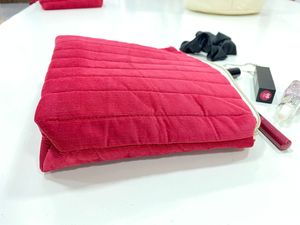 Bolsa de mano tejida de pana de algodón para mujer con rayas multicolores ecológicas, bolsa de viaje para compras al aire libre fabricada en la India - Product Image 3