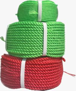 High Quality 12MM 19MM Plastic HDPE Polyethylene Rope 3 4 Strand Good Colors for Factory Wholesale for Packaging and Fishing - Product Image 1