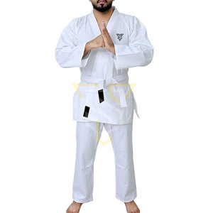 Uniforme de karaté 100% coton, vêtements de sport personnalisés, shorts de combat avec logo, ensembles d'équipement d'arts martiaux OEM, vêtements de karaté - Product Image 2