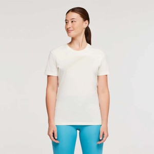 Camiseta de rendimiento para mujer para uso diario-Mezcla de algodón transpirable duradera Ajuste a medida Adecuado para uso informal o de fitness - Product Image 2