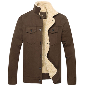 Veste en jean personnalisée en tissu polaire en coton uni pour homme, veste en jean respirante de luxe avec logo imprimé pour homme - Product Image 1