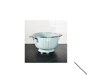 Stainless Steel Colander With smooth rounded edges fine <b>mesh</b> design for safe washing fruits vegetables pasta daily - Product Image 5