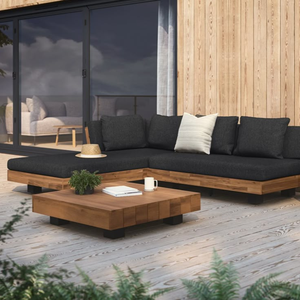 Muebles de exterior de madera de diseño moderno de lujo, juego de jardín, garantía impermeable de 3 años, servicio OEM ODM ecológico, parque de patio - Product Image 4