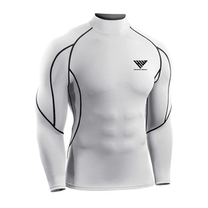 Camiseta de Compresión Rash Guard de Manga Larga para Hombre, de la Mejor Calidad, con Logotipo Personalizable, para MMA - Product Image 1