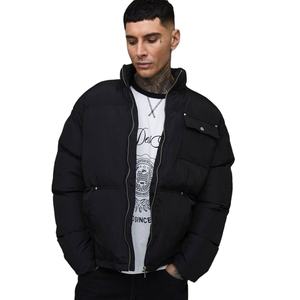 Blouson matelassé 2026 OEM Vente en gros Meilleure qualité Hommes Coupe-vent Hiver Chaud Extérieur Toile à capuche Avant - Product Image 1