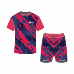 Conjunto Deportivo Personalizado con Logotipo, 2 Piezas, Pantalones Cortos y Camisetas, Conjunto Masculino Sublimado, Conjunto de Dos Piezas para Entrenamiento y Jogging - Product Image 5