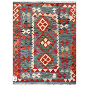Imaco Rugs Maimana Afghanistan Kilim Rug 110 X 84 cm <b>Wall</b> <b>Accent</b> - Product Image 1