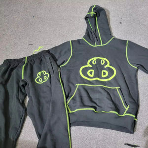 Unisex High Quality Customize Cotton Tracksuit Sweatsuit Set With Customize Logo and Unique Design Joggers Set - Product Image 1