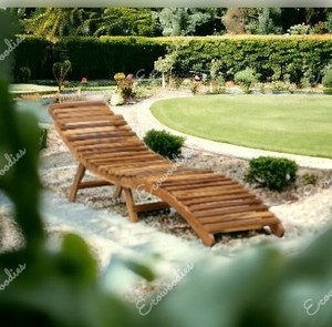 เก้าอี้ชายหาดทำจากไม้ไผ่เก้าอี้พักผ่อนกลางแจ้งพับได้เก้าอี้สระว่ายน้ำเฟอร์นิเจอร์กลางแจ้งเก้าอี้อาบแดดพลาสติกที่ทันสมัย - Product Image 3