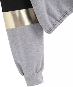 Sudadera elegante para mujer, jersey con hombros caídos, sudadera para mujer en diferentes estilos, sudadera con logotipo personalizado para mujer - Product Image 5