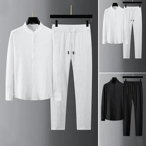 Hombres French Terry 100% Algodón Oversized 3D logo Heavyweight Full Zip up Hoodie y Jogger Set Chándal - Product Image 5