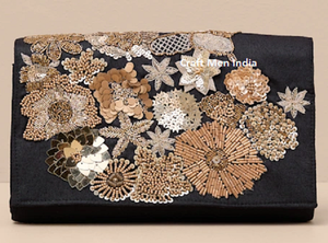 Bolso Bandolera con Solapa Decorada, Bolso de Verano Multicolor con Cuentas, Bolso de Mano para Fiesta - Product Image 3