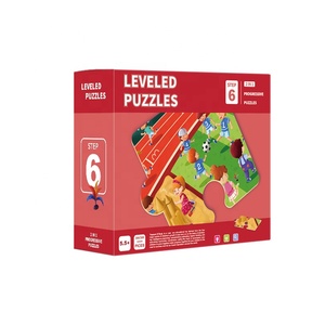 Fabricante OEM de rompecabezas progresivos personalizados para niños, rompecabezas educativos de animales de dibujos animados para niños pequeños, juego completo para niños - Product Image 3