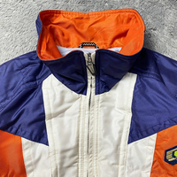 Veste coupe-vent personnalisée pour l'extérieur, avec patchwork et broderie, blouson d'aviateur en coton et polyester avec doublure en maille imperméable, veste zippée
