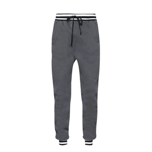 Personalizado de alta calidad de doble cintura Jogger pantalones de chándal para hombres y mujeres de algodón holgado acampanado en blanco Fitness Jogger cortavientos pantalones de chándal - Product Image 3