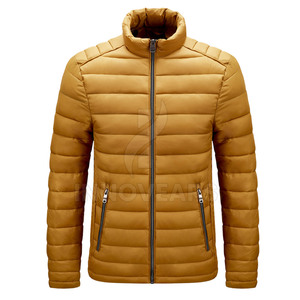 Chaqueta de Plumón para Hombre de Invierno, Transpirable y de Alta Calidad, con Patrón de Letras, Estilo Urbano, Material de Nailon/Poliéster, Personalizable - Product Image 1