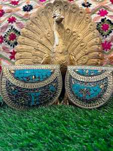 Pochette en résine de style bohème pour femmes écologique fermeture à glissière légère étanche pour les chaînes de voyage de fêtes nuptiales - Product Image 2