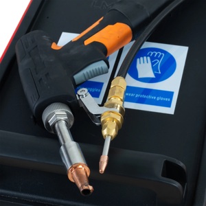 Máquina de Soldadura Láser de Fibra Portátil Ultraligera Refrigerada por Aire con Alimentador de Alambre, Salida Máxima Raycus de 1500W-3000W - Product Image 4